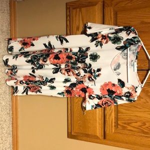 Soft short sleeve dress